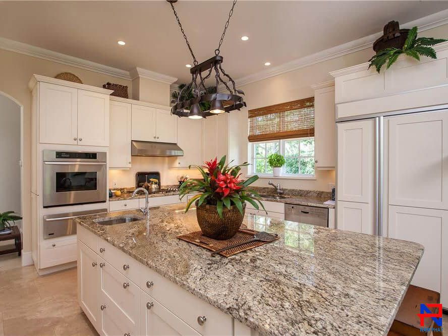 Đá bàn bàn bếp Bianco Antico NPB001