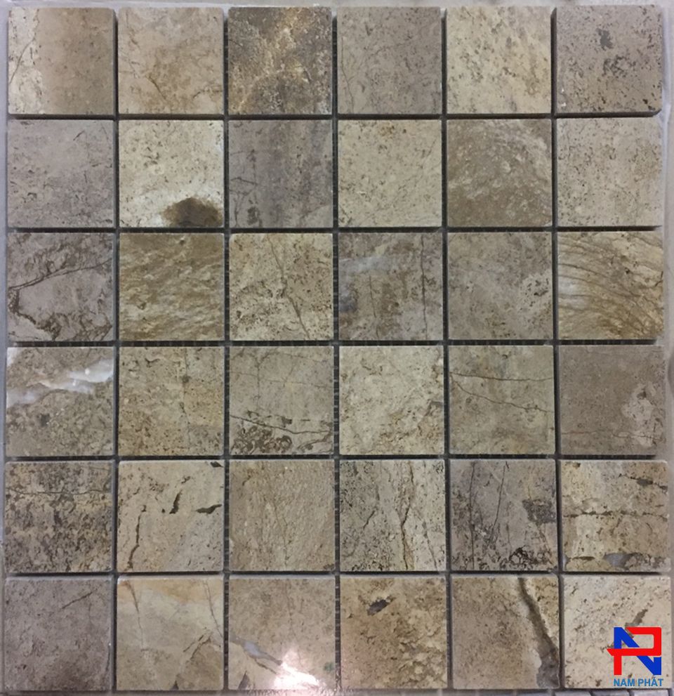 Đá Mosaic Tự Nhiên Chíp 48x48mm DMNP184