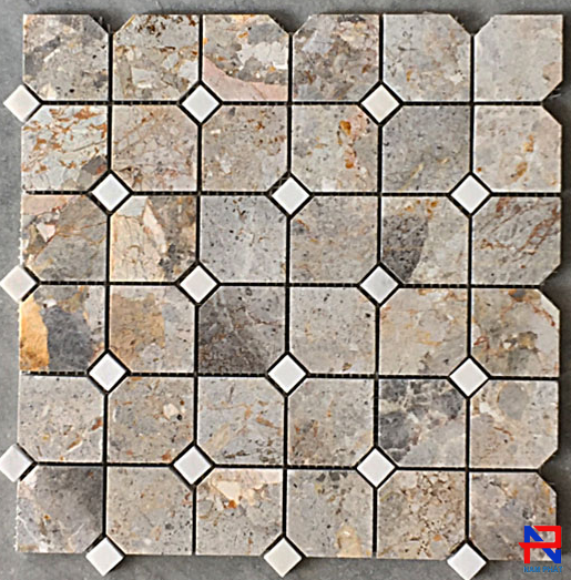 Đá Mosaic Tự Nhiên Chíp 48x48mm DMNP188