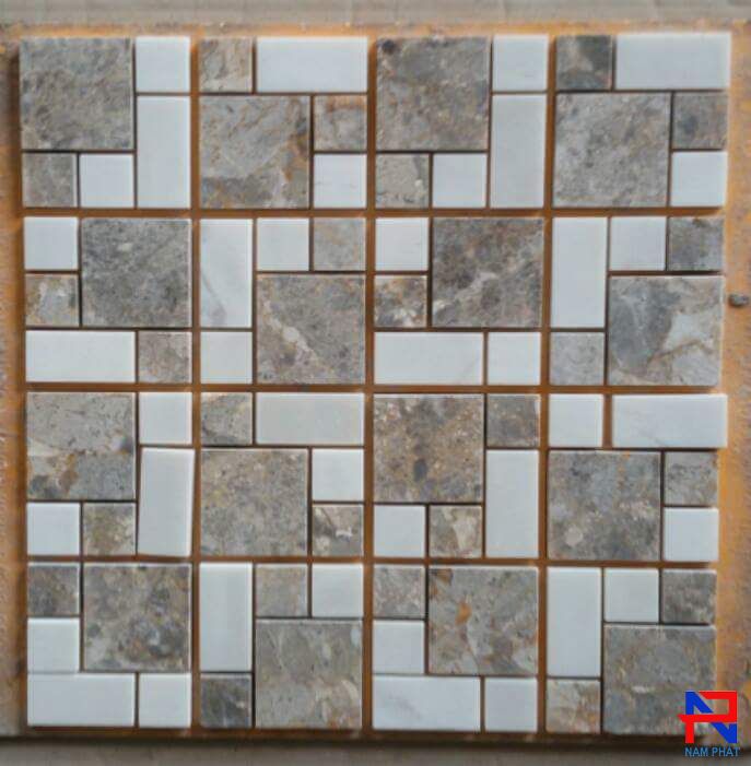 Đá Mosaic Tự Nhiên Chíp 48x48mm DMNP192