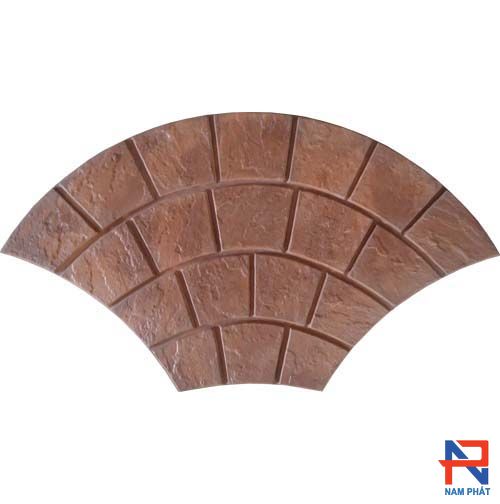 Gạch lát sân vẩy rồng tím