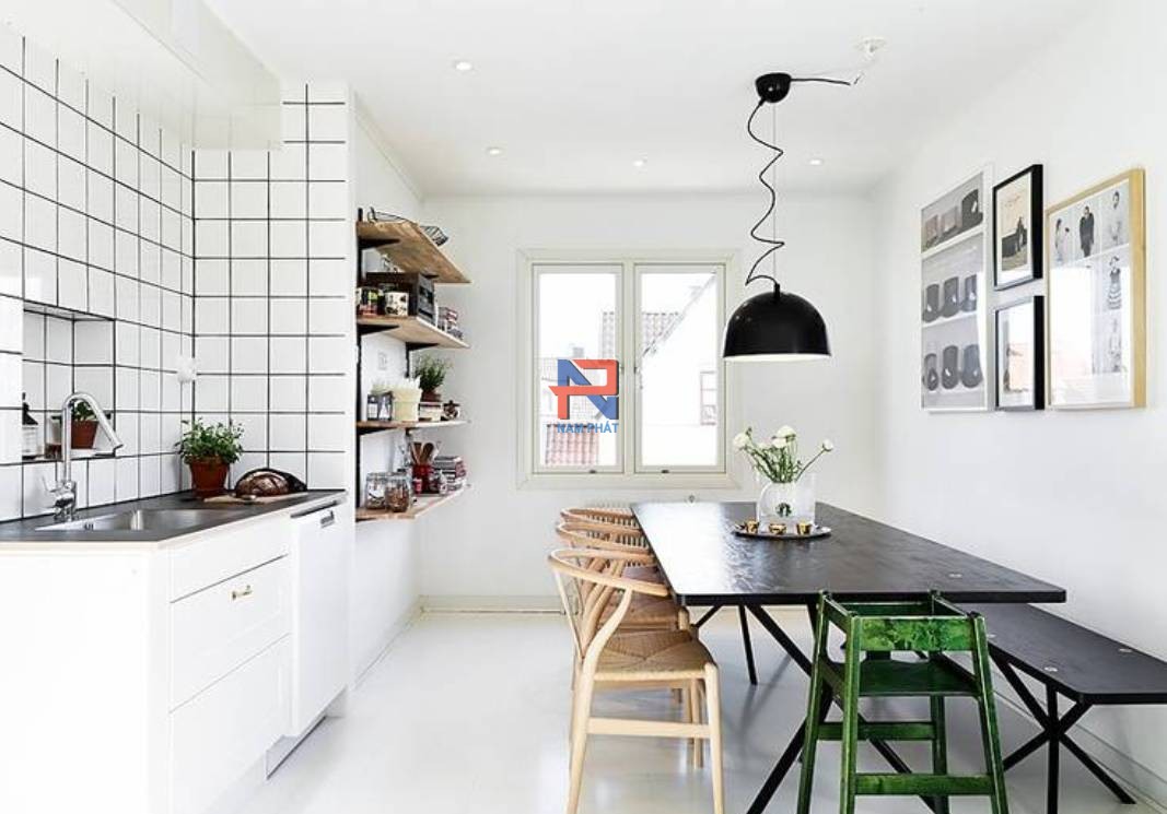 Gạch thẻ Subway trang trí phòng bếp – vừa ấm áp vừa sang trọng