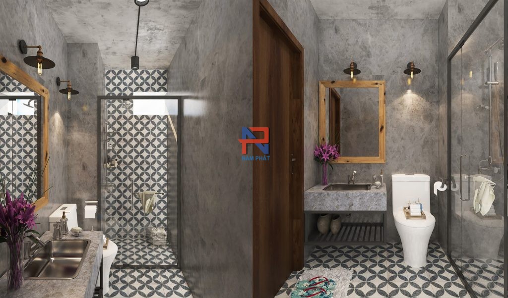 Gạch Ốp Nhà Tắm Đẹp PTT25