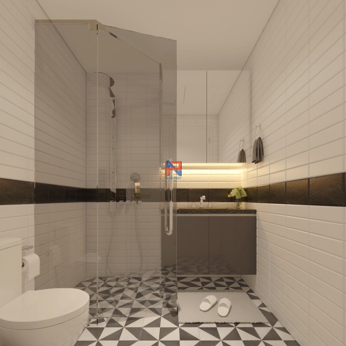Gạch Ốp Nhà Tắm Đẹp PTT29
