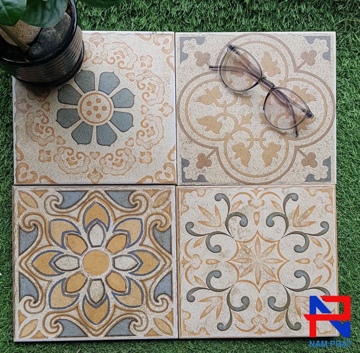 gạch bông men - phiên bản hiện đại của gạch bông cổ điển