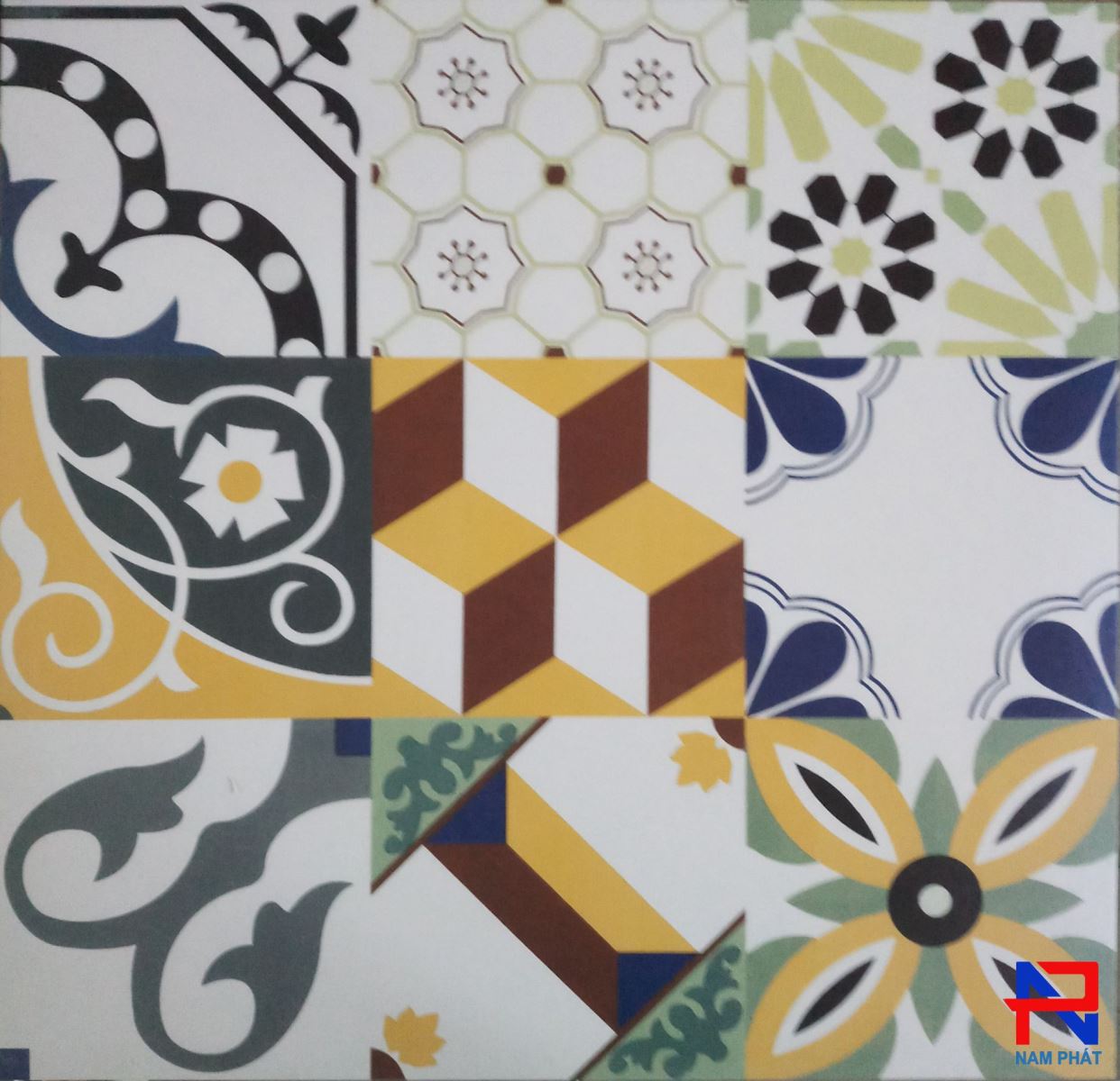 gạch bông men 60x60