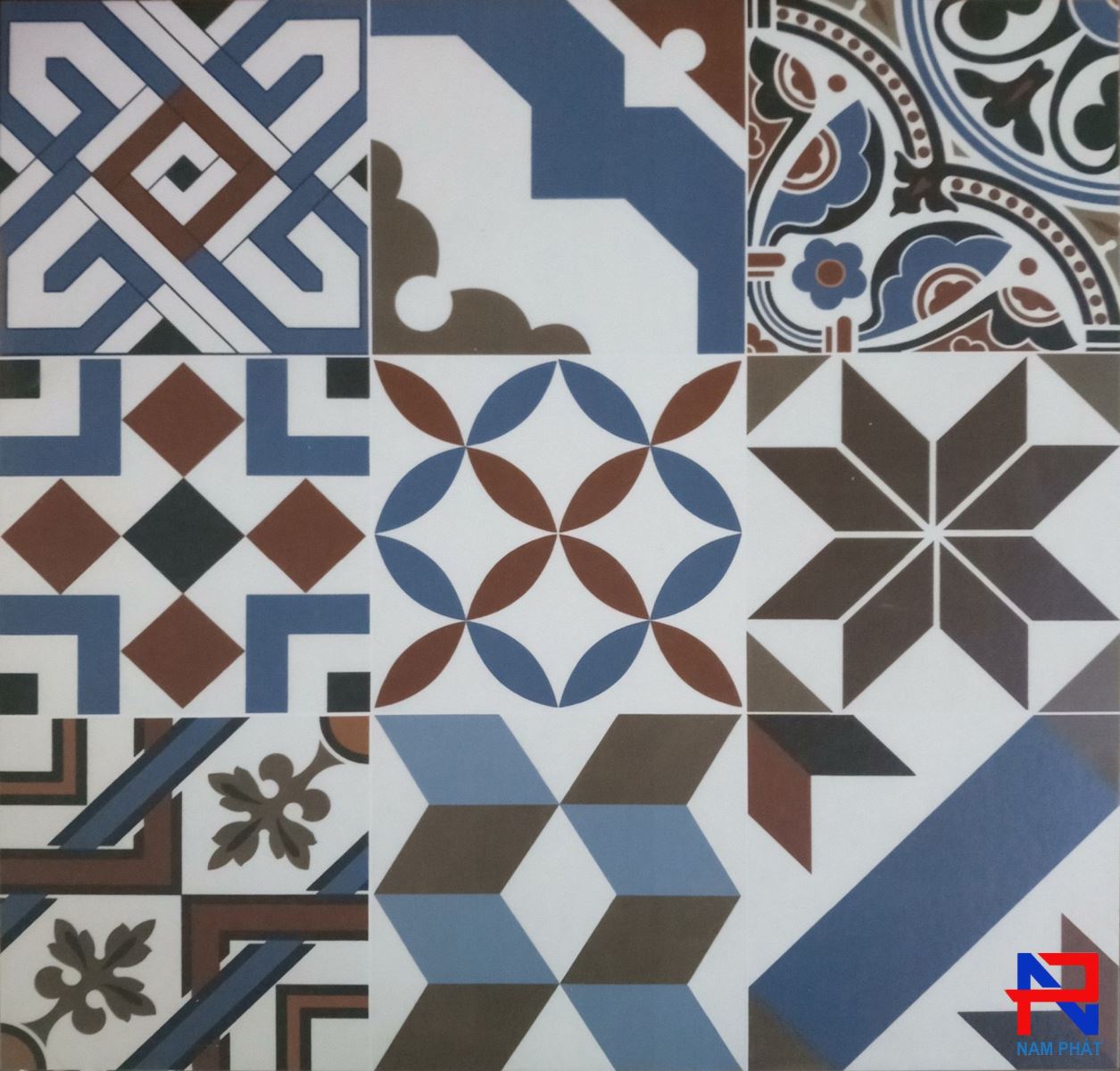 gạch bông men 60x60