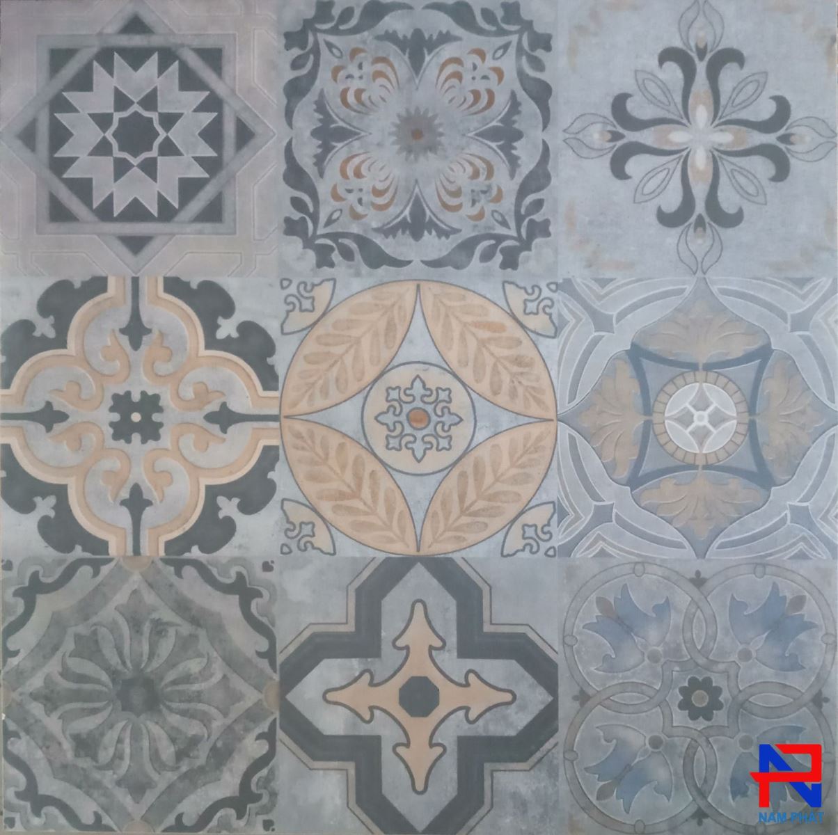 gạch bông men 60x60