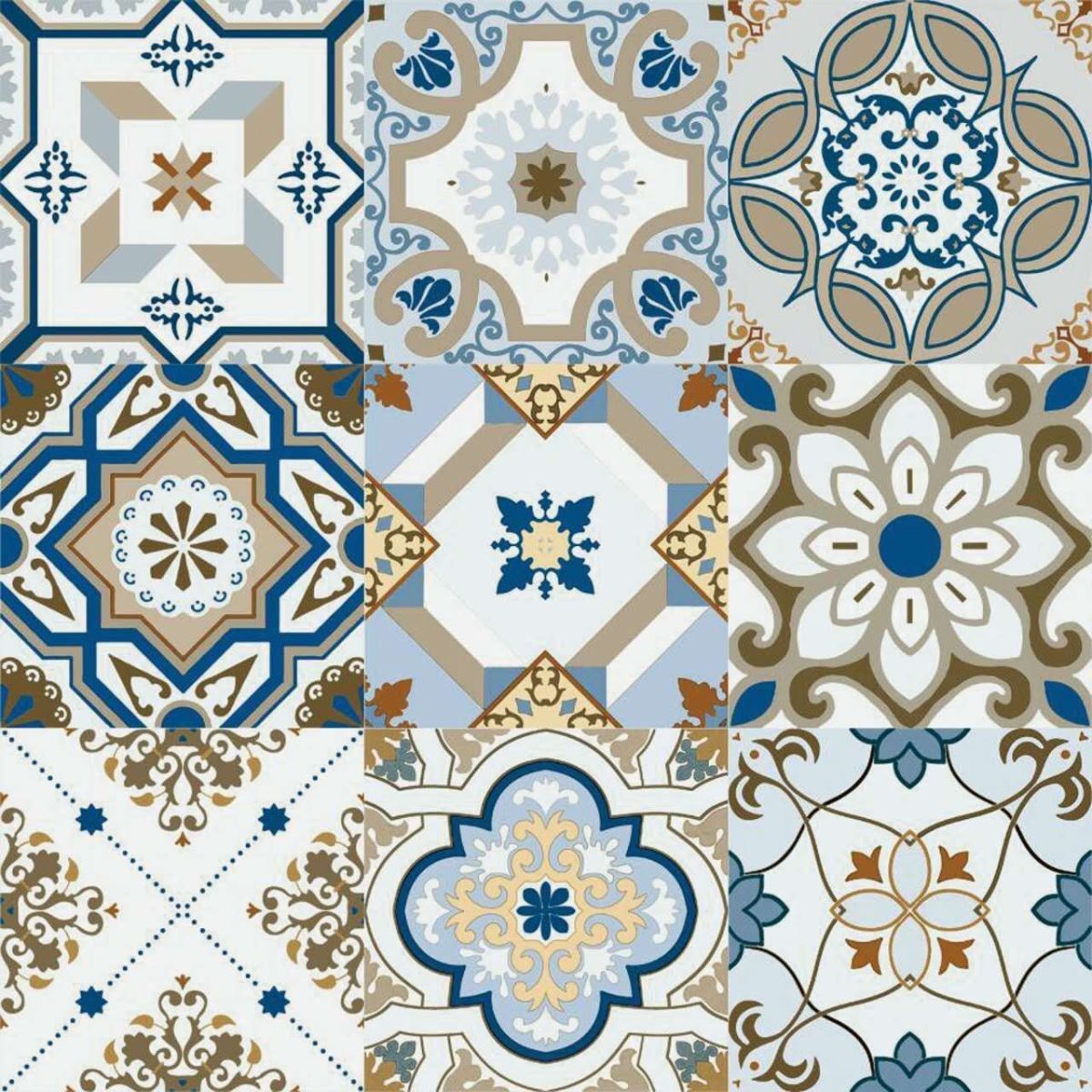 gạch bông men 60x60