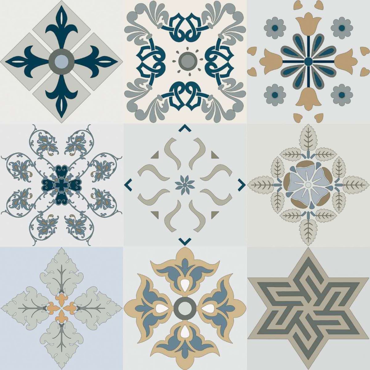 gạch bông men 60x60