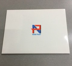 Gạch thẻ kích thước 200x200 mm màu trắng bóng