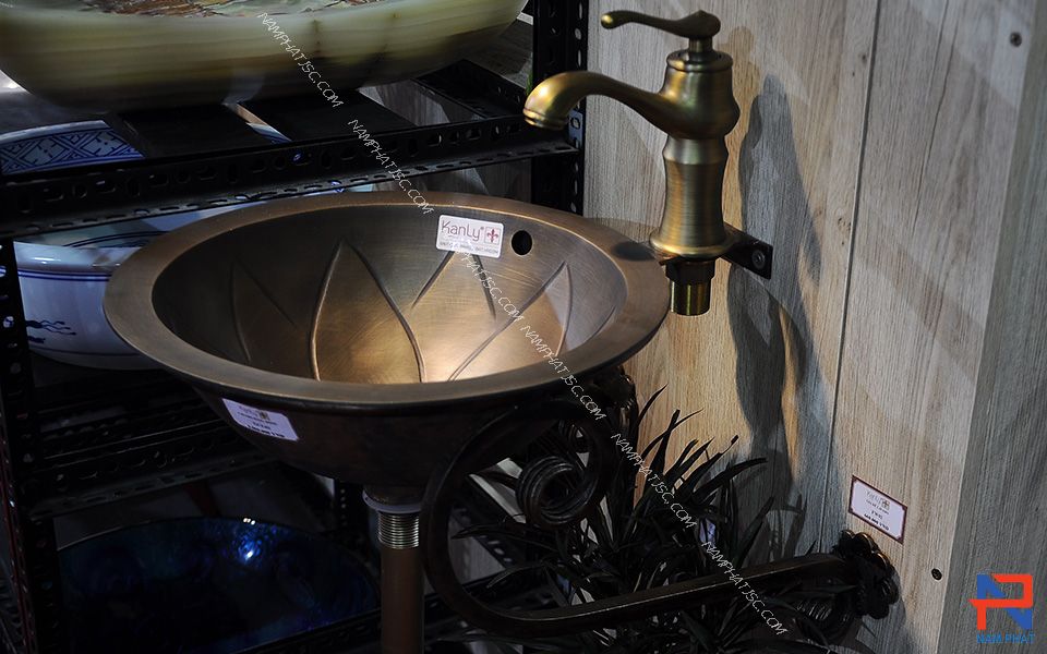 Lavabo Bằng Đồng Thau NPLD004
