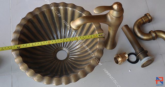 Lavabo Bằng Đồng Thau NPLD007