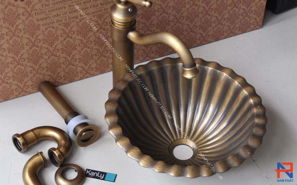 Lavabo Bằng Đồng Thau NPLD007