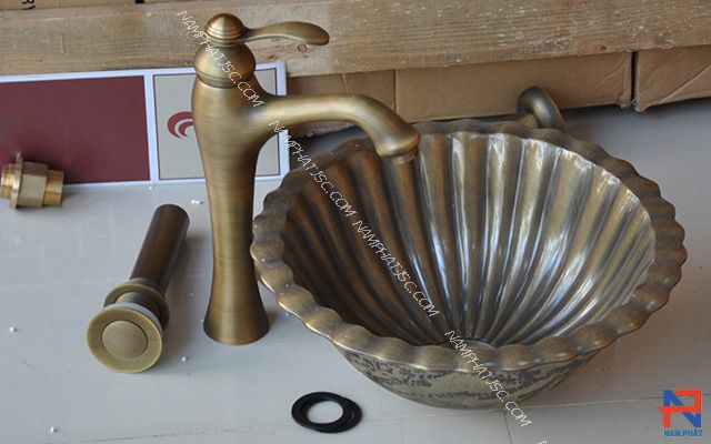 Lavabo Bằng Đồng Thau NPLD007