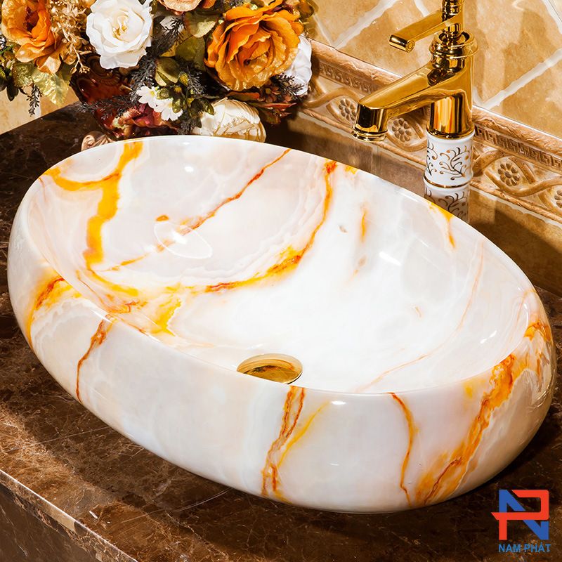 Chậu sứ Mỹ thuật