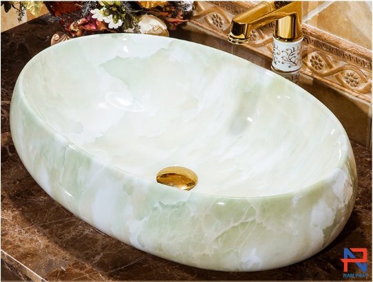 Lavabo Sứ Mỹ Thuật NPSM016