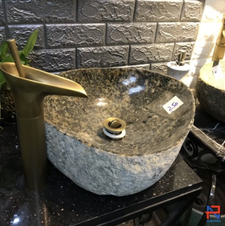 Lavabo đá cuội NPLC011