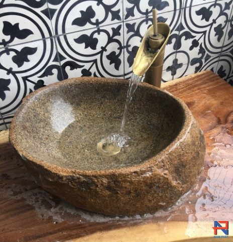 Lavabo đá cuội NPLC012