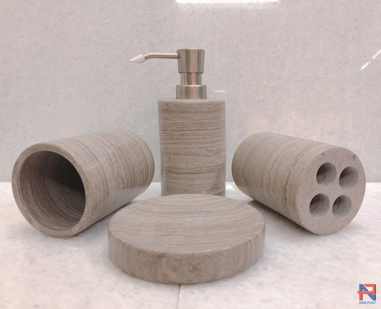 Phụ kiện đá tự nhiên phòng tắm NPPK004