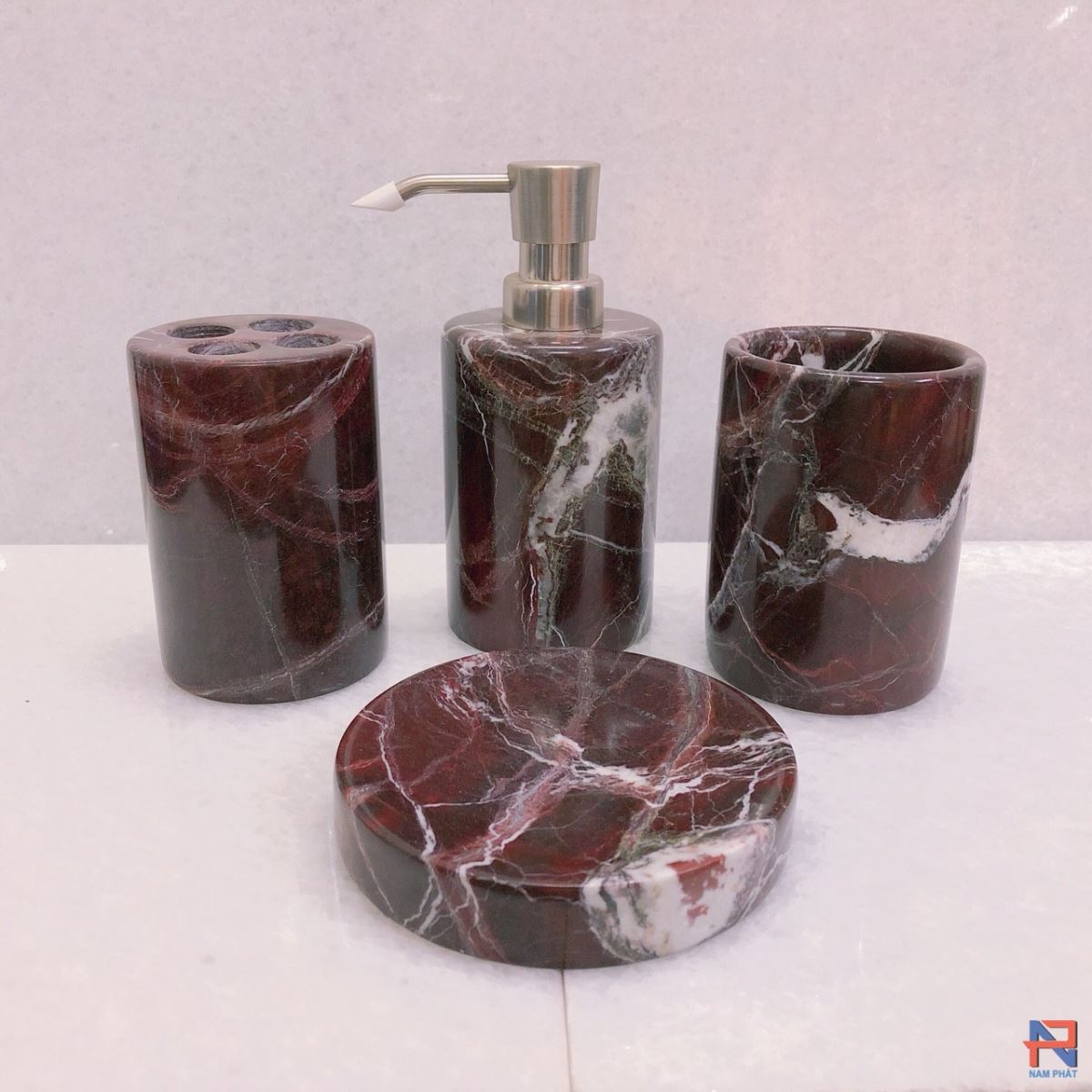 Phụ kiện đá tự nhiên phòng tắm NPPK007