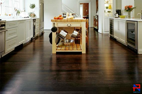 gạch giả gỗ cho phòng bếp