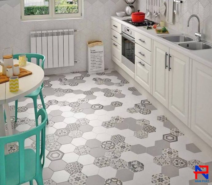 ​GẠCH BÔNG LỤC GIÁC LÁT NỀN – ĐIỂM NHẤN CHO KHÔNG GIAN THÊM MỚI MẺ