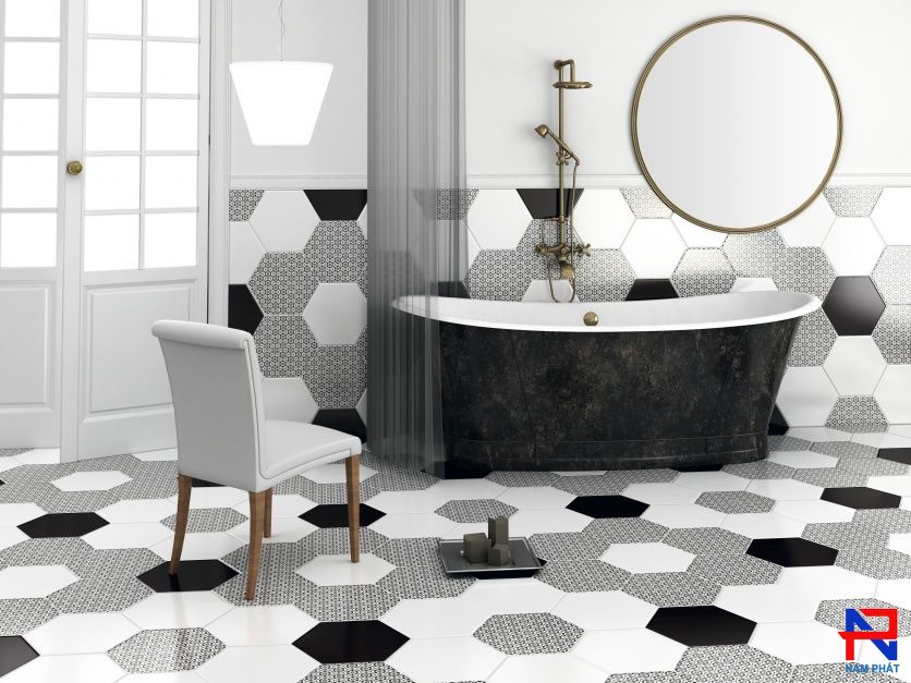 ​GẠCH BÔNG LỤC GIÁC LÁT NỀN – ĐIỂM NHẤN CHO KHÔNG GIAN THÊM MỚI MẺ