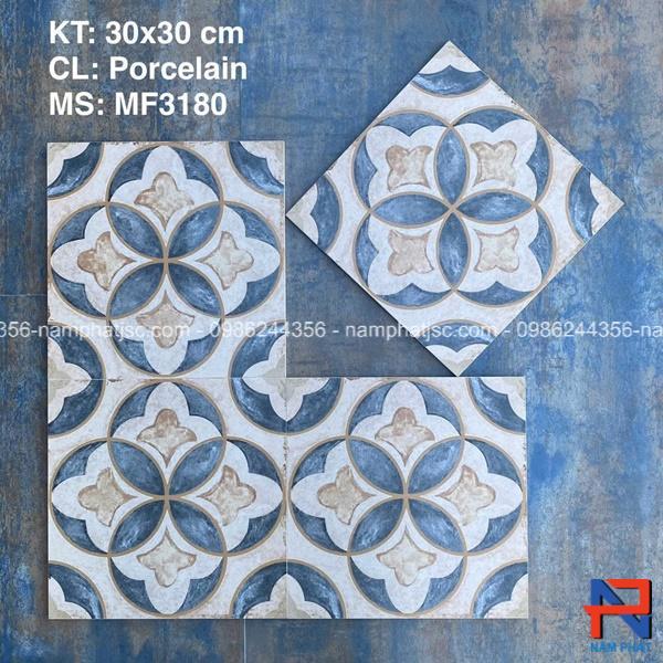  Gạch bông 30x30 cm nhập khẩu cao cấp NPMF3180