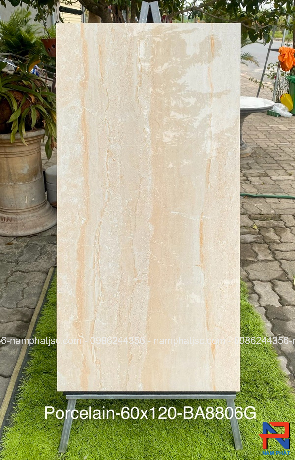 Gạch Ấn Độ nhập khẩu 600x1200 mm mã NPBA8806G